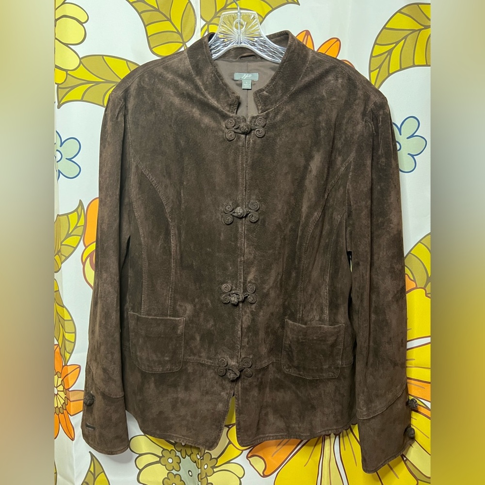 Vintage J.Jill ‘Brown Suede Jacket L